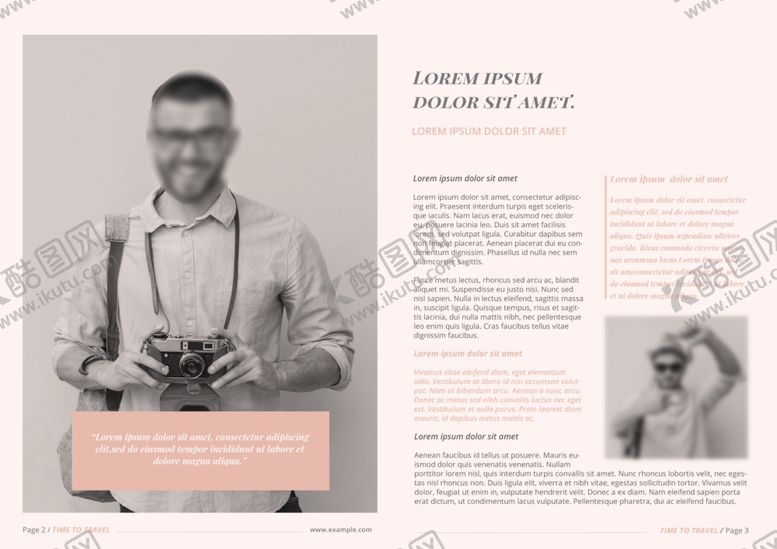 编号：37240810080846378533【酷图网】源文件下载-欧美风新闻杂志内页