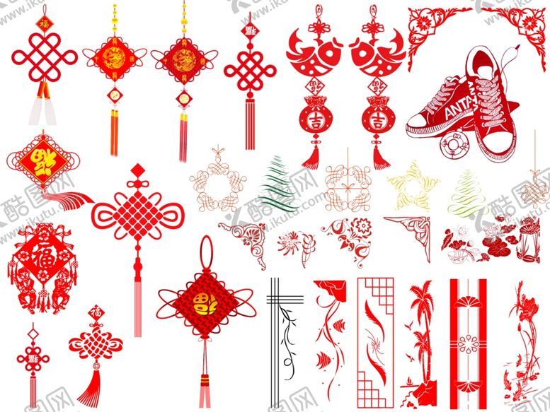 编号：51304409281636459672【酷图网】源文件下载-中国结素材