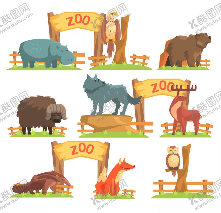 编号：60083309270055292612【酷图网】源文件下载-动物园