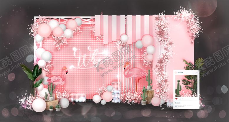编号：20829110120621349492【酷图网】源文件下载-粉色主题婚礼