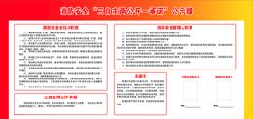 三自主两公开一承诺公示牌