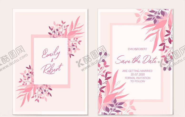 编号：63677709150930479514【酷图网】源文件下载-婚礼请柬