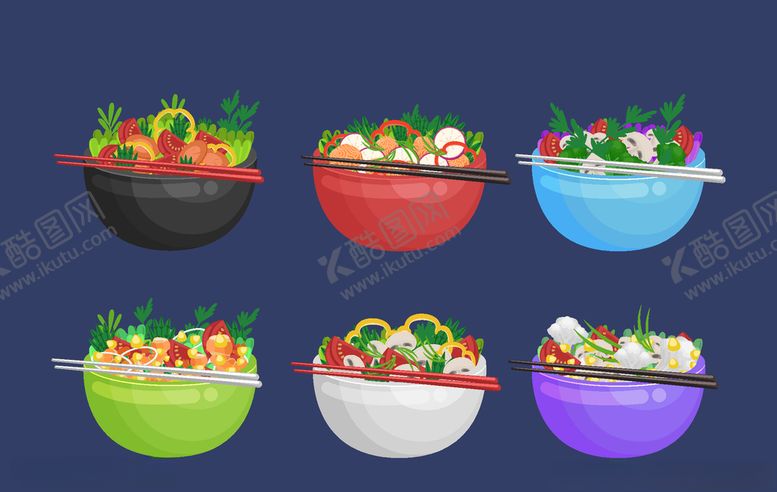 编号：92341310110643006885【酷图网】源文件下载-矢量厨房蔬菜食品素材