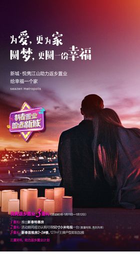 房地产返乡置业微信系列海报