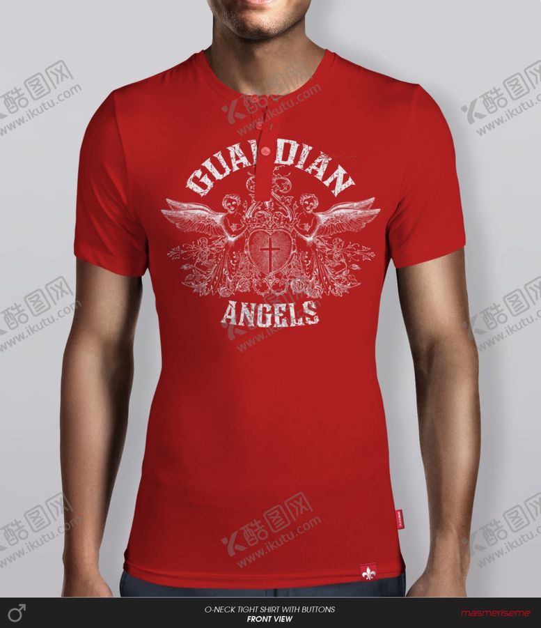 编号：94214810302025129600【酷图网】源文件下载-服装短袖效果图样机