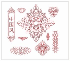 花纹 矢量中国风