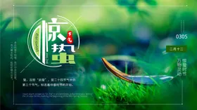 惊蛰微信单张节气海报雨水雨水转发图