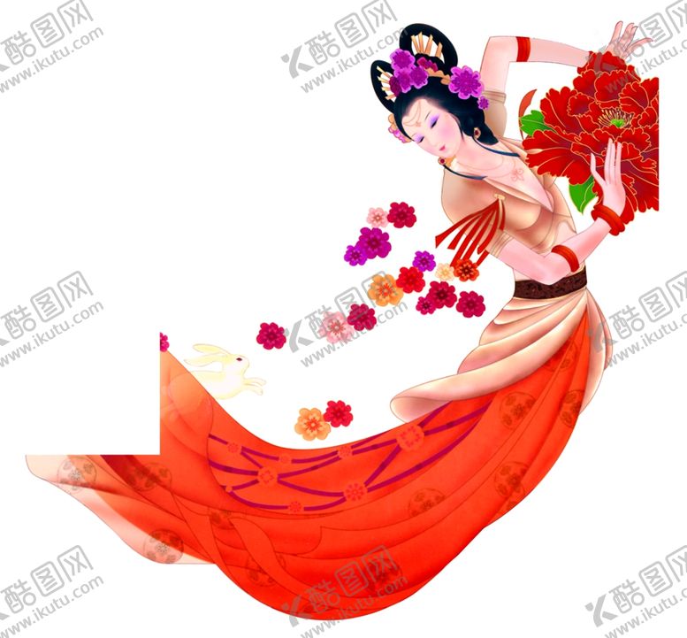 编号：36790205091613462943【酷图网】源文件下载-仙女散花