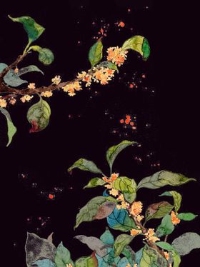 手绘花