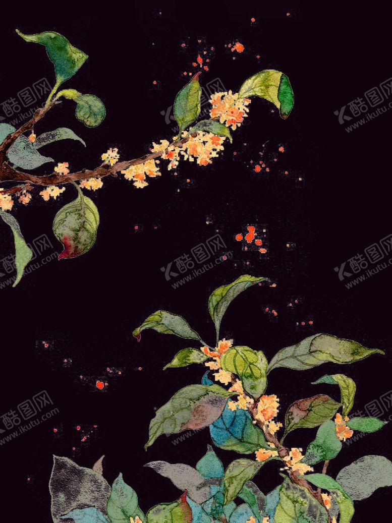 编号：85729607022318419962【酷图网】源文件下载-手绘花