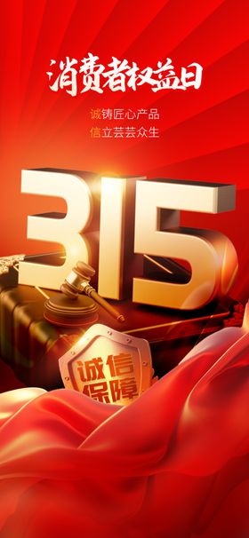 315消费者权益日宣传图