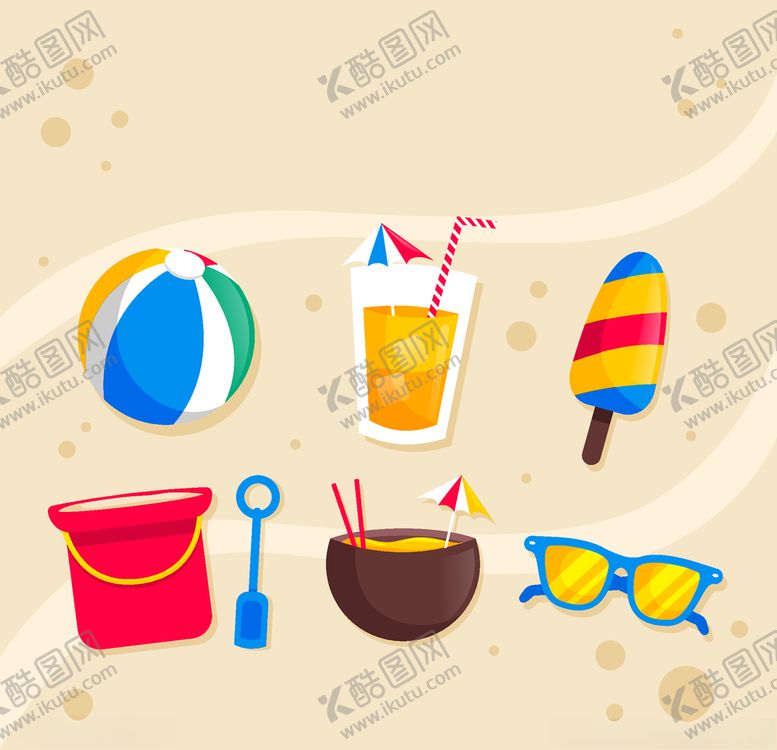 编号：78033910220205355612【酷图网】源文件下载-夏日元素