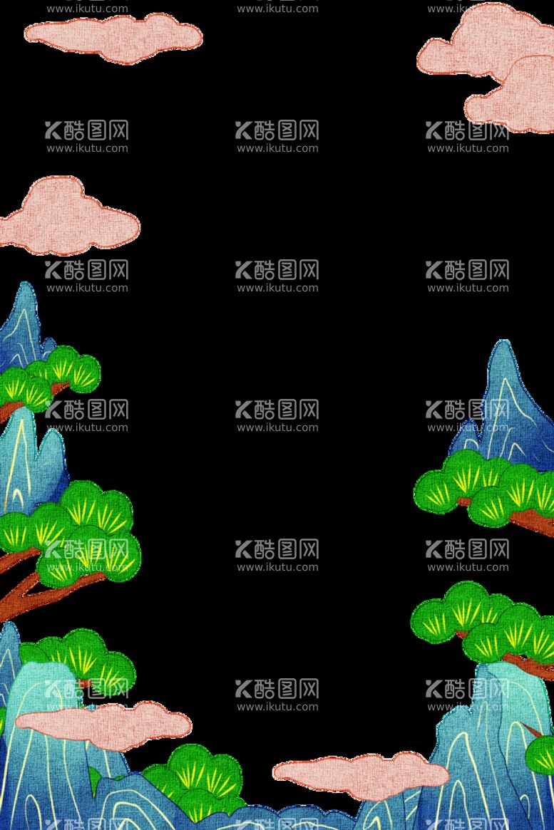 编号：49226211202013423704【酷图网】源文件下载-国潮边框