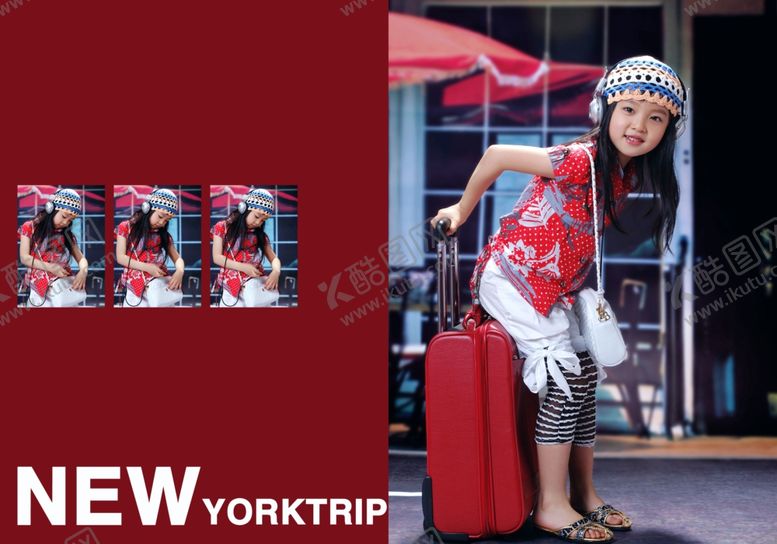 编号：35892309280732491263【酷图网】源文件下载-纽约之旅相册PSD影楼模板