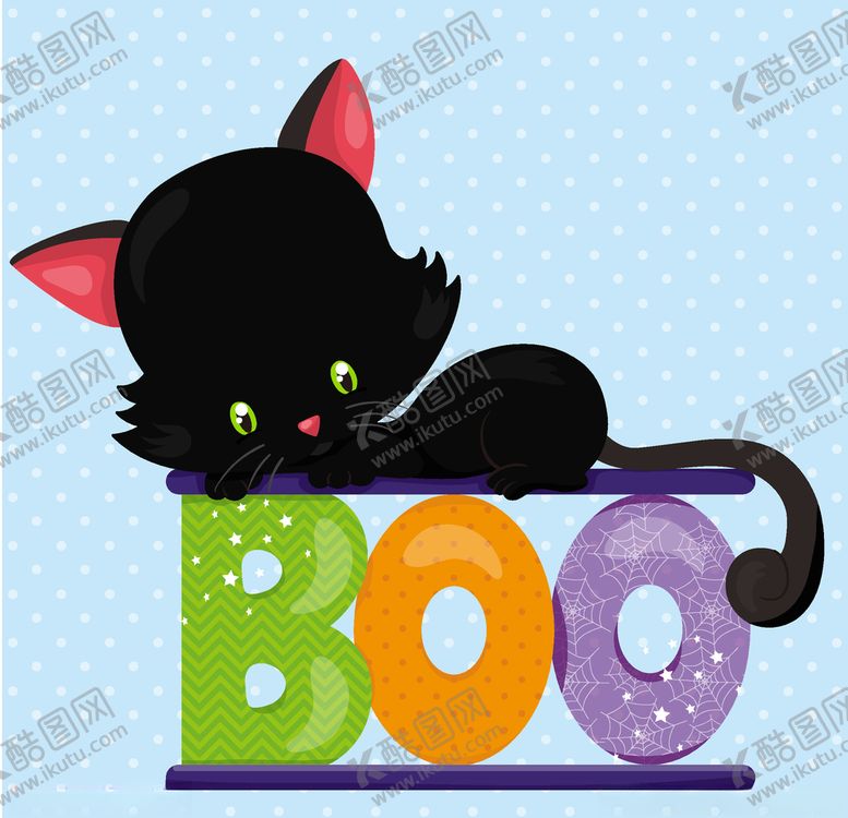 编号：48679610282344205567【酷图网】源文件下载-小猫儿童卡通素材