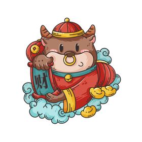 卡通牛
