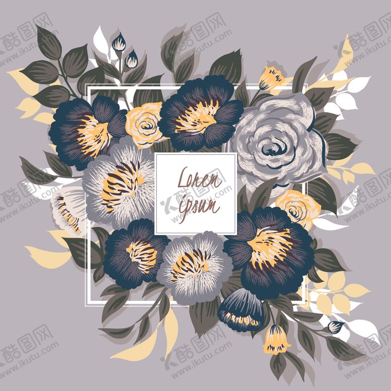 编号：59711810150710184263【酷图网】源文件下载-精美花朵创意背景