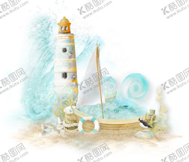 编号：56967809201112091508【酷图网】源文件下载-小清新海洋主题装饰