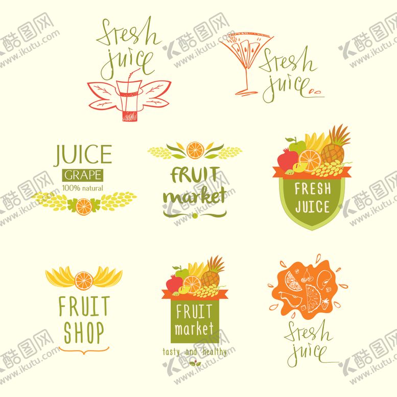 编号：92904010301207371537【酷图网】源文件下载-水果标志