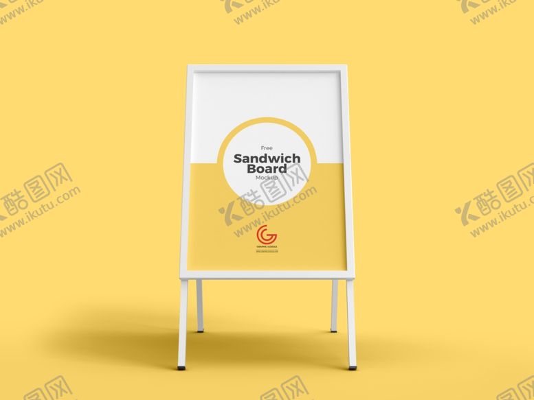 编号：65473709122329563615【酷图网】源文件下载-户外广告架样机