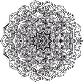 曼陀罗花纹