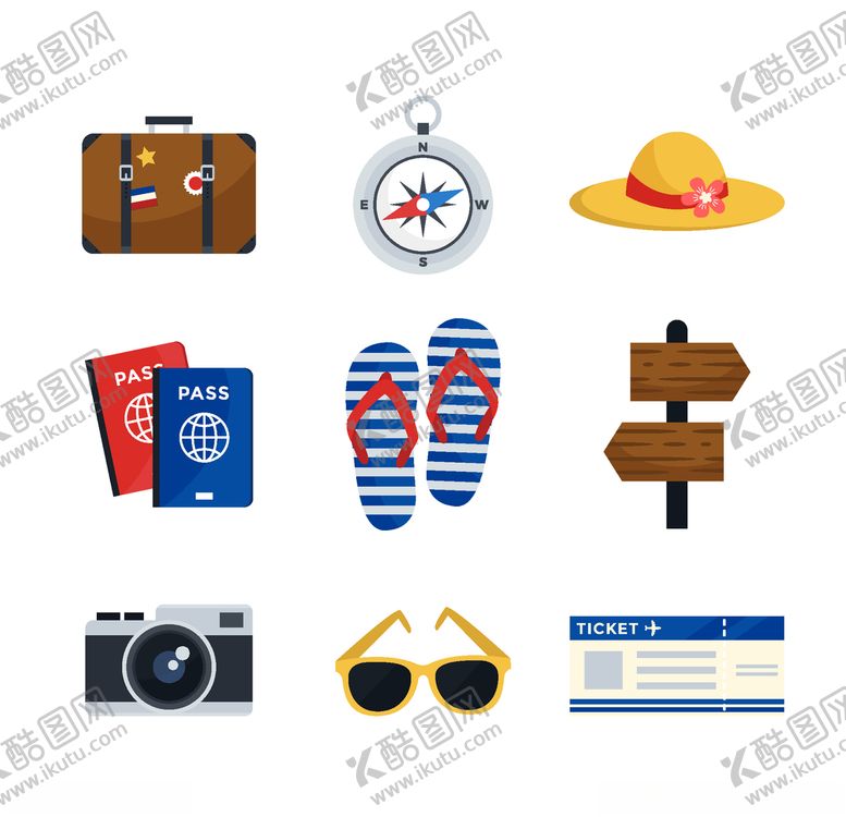 编号：19284409260842383768【酷图网】源文件下载-旅行元素
