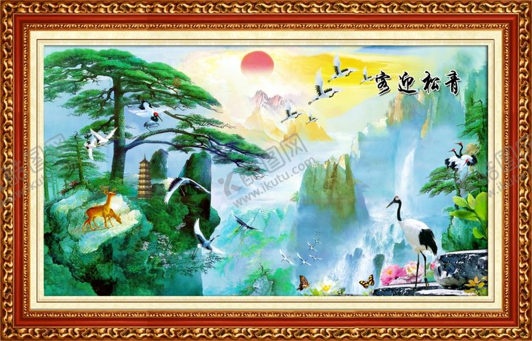 编号：83288409252306046924【酷图网】源文件下载-山水画