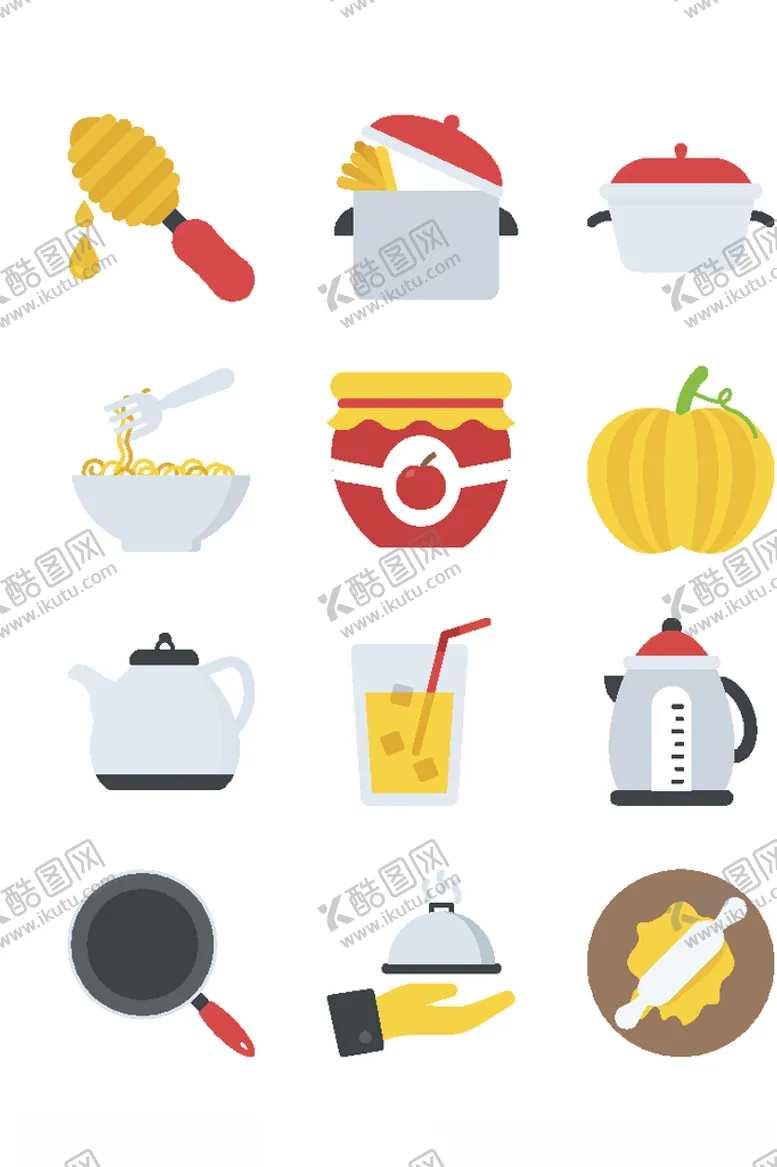 编号：10388207020431005030【酷图网】源文件下载-厨具图标