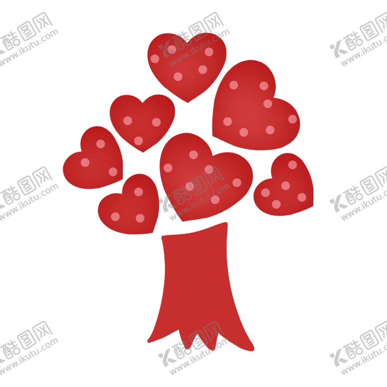 编号：16086705171611311379【酷图网】源文件下载-多彩爱心树