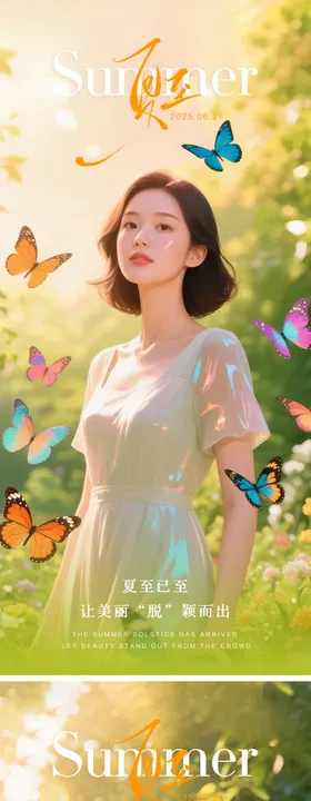 美业医美夏至系列海报