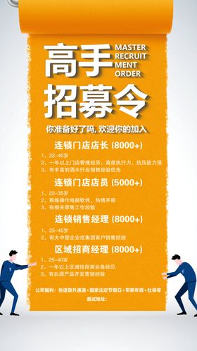招聘海报ps排版创意