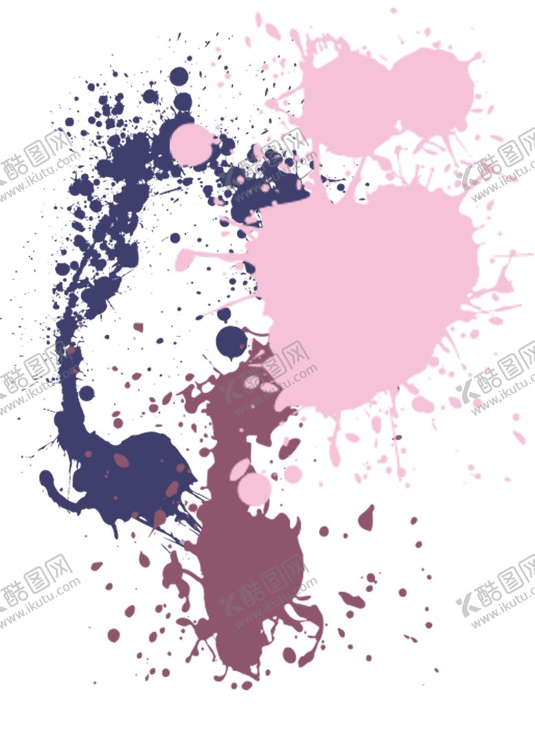 编号：78544909270707356425【酷图网】源文件下载-彩色墨迹