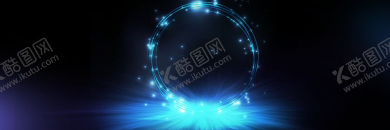 编号：91972306281524201150【酷图网】源文件下载-蓝色光圈背景