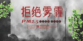雾霾宣传海报