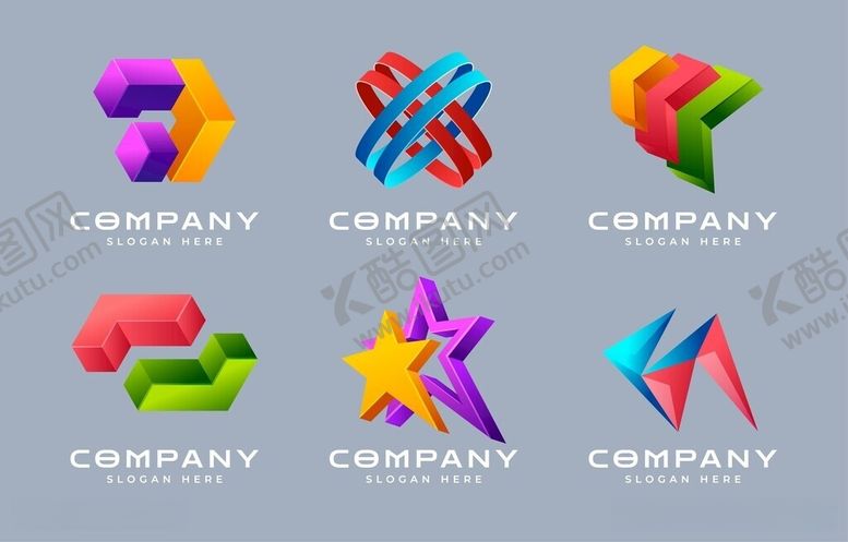 编号：22836006111855523825【酷图网】源文件下载-立体标志合集
