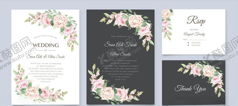 编号：35722009161453476303【酷图网】源文件下载-婚礼请柬