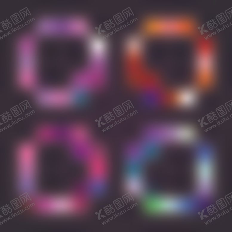 编号：54895109231304051704【酷图网】源文件下载-霓虹灯边框