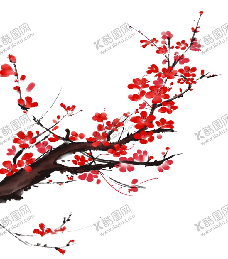 编号：92119106272107385009【酷图网】源文件下载-梅花免扣元素