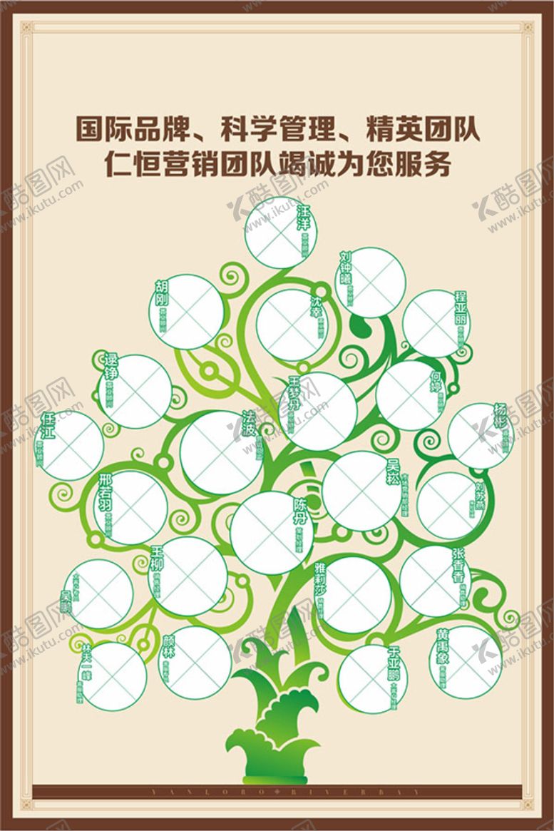 编号：66718901271309065416【酷图网】源文件下载-团队成长树照片墙