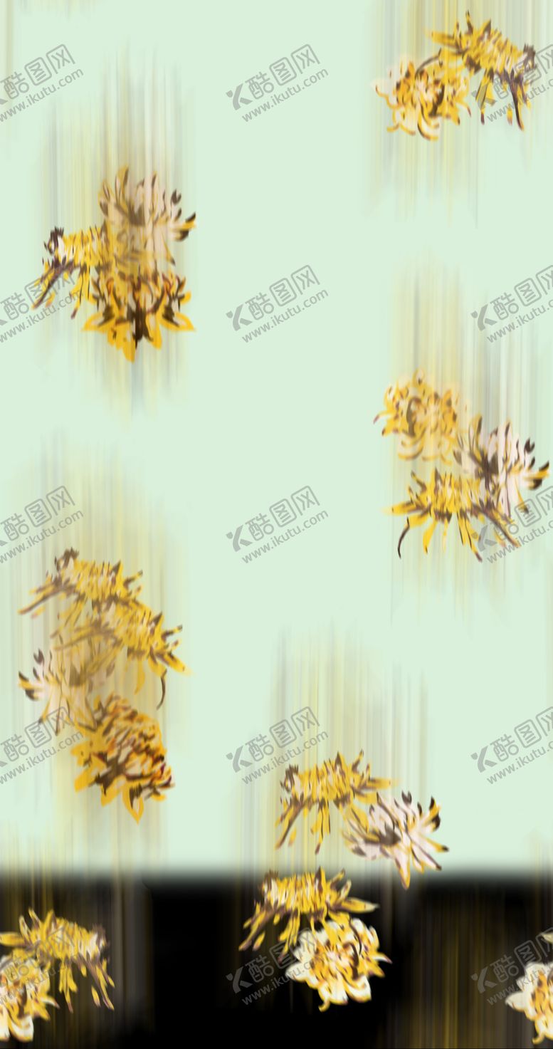 编号：10639304091348195569【酷图网】源文件下载-大牌金色花卉图案