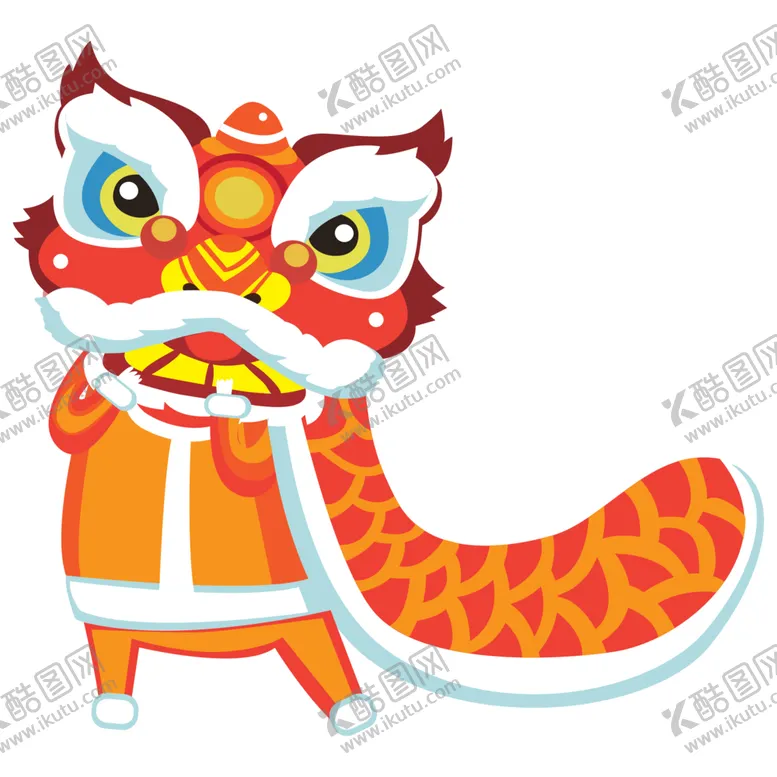 编号：70302306262351145918【酷图网】源文件下载-春节舞狮