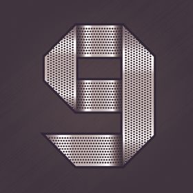 黄金字体金属艺术字设计金色素材