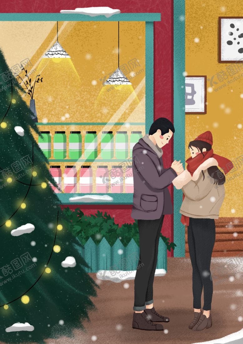 编号：29469310281207196835【酷图网】源文件下载-圣诞插画