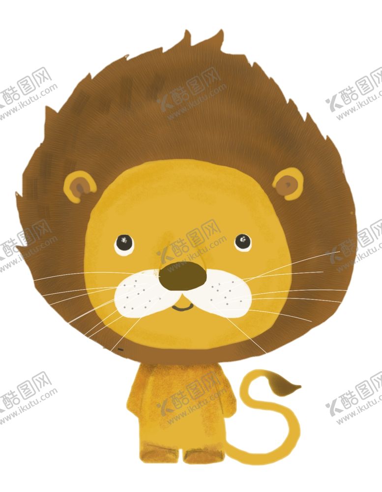 编号：84625309271454434166【酷图网】源文件下载-卡通狮子