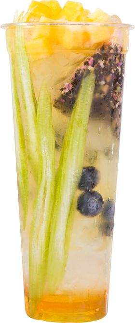 最新奶茶元素0℃西芹
