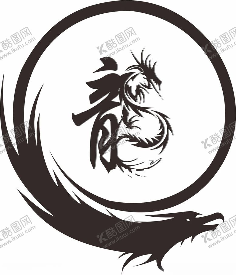 编号：47008001261402379184【酷图网】源文件下载-龙LOGO