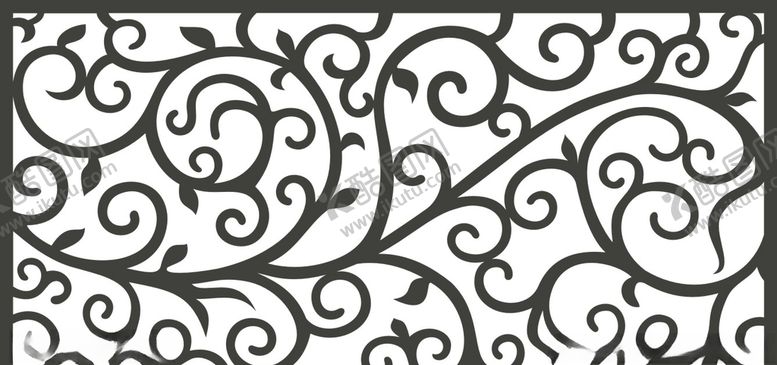 编号：93453009241301049052【酷图网】源文件下载-花格窗花镂空花纹屏风镂