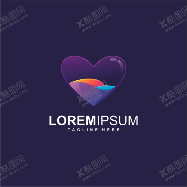 编号：20822110030337199126【酷图网】源文件下载-爱心标志