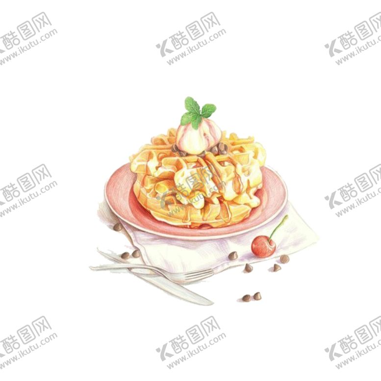 编号：51408609221747406561【酷图网】源文件下载-手绘蛋糕