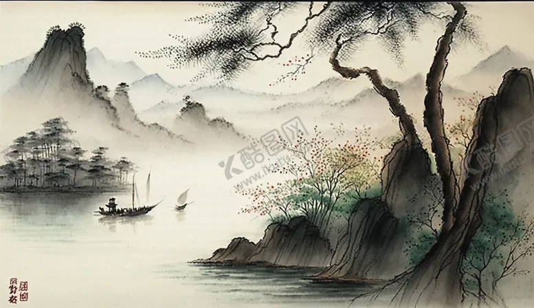 编号：91332901311249276730【酷图网】源文件下载-山水画